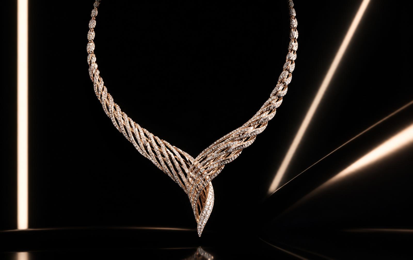 VALMONTÉ signature diamond necklace